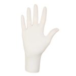 MERCATOR latex comfort Einmalhandschuh - puderfrei - Handansicht II
